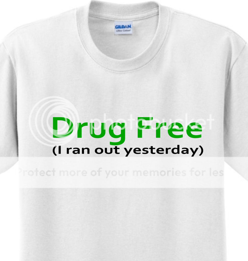 drug free t shirt